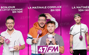 47FM progresse en Lot-et-Garonne et franchit le cap des 102 000 auditeurs