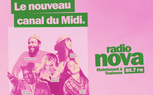 Toulouse capte Radio Nova sur la bande FM