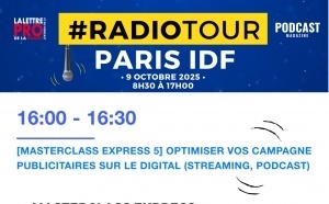 RadioTour Masterclass Express - Publicité digitale : optimisez vos campagnes streaming et podcast