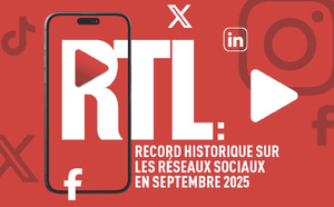 RTL franchit la barre des 300 millions de vidéos vues sur les réseaux sociaux 