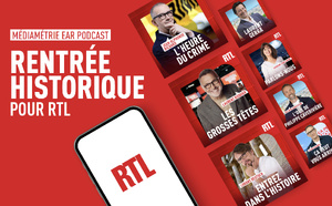 RTL signe une rentrée record en podcasts selon Médiamétrie