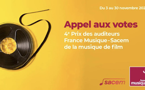 France Musique invite ses auditeurs à voter pour le 4ᵉ Prix de la musique de film