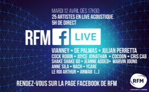 Première édition du "RFM Facebook Live"
