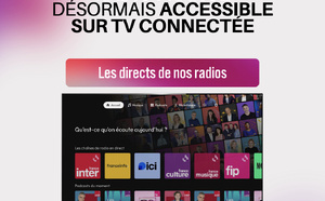 Radio France devient le premier acteur radio français sur TV connectée