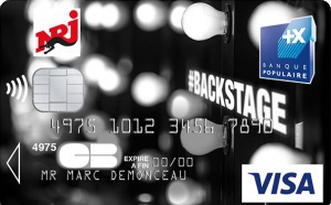 La carte NRJ Banque Pop' plonge au coeur des Backstages