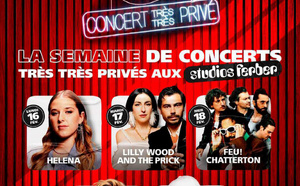 Une semaine de concerts très très privés sur RTL2, du 16 au 20 février 