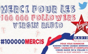 Virgin Radio : 100 000 followers sur Twitter