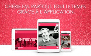 Une nouvelle application pour Chérie FM Belgique