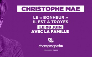 Christophe Mae fait étape à Champagne FM