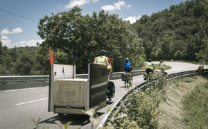 Radio Méga déploie un studio vélo pour 5 jours de direct