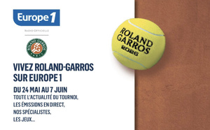 Europe 1 mobilise sa grille et ses podcasts pour Roland-Garros