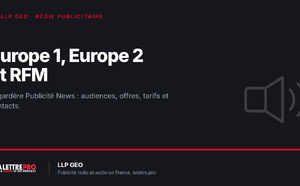 Europe 1, Europe 2, RFM et Lagardère Publicité News : audiences, offres publicitaires radio et audio, tarifs et contacts (2026)