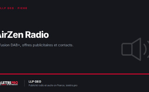 AirZen Radio : diffusion DAB+, offres publicitaires et contacts (2026)
