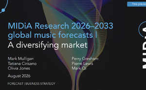 MIDiA anticipe une recomposition du marché audio jusqu’en 2033