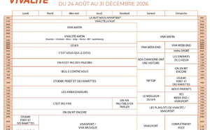 RTBF : VivaCité allonge plusieurs rendez-vous dans sa grille de rentrée