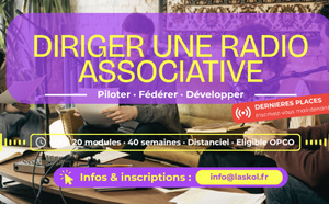 La Skol ouvre les dernières places de sa formation pour diriger une radio associative