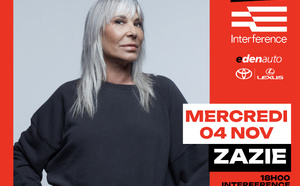 Zazie à l'affiche du prochain showcase exclusif de 100% Radio