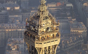 TDF : travaux d'été sur les installations de la Tour Eiffel