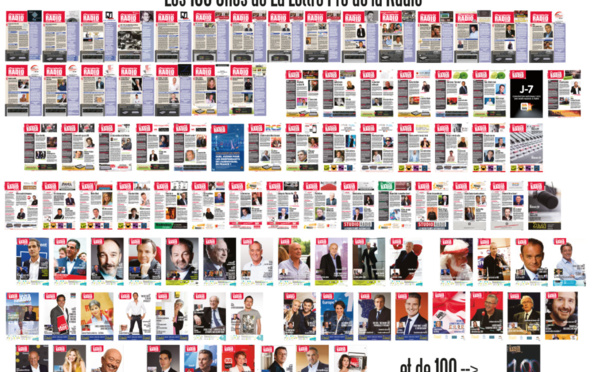 Les 100 Unes de La Lettre Pro de la Radio