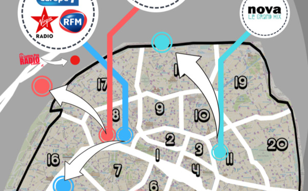 Ça déménage à Paris - Infographie