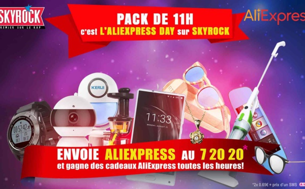 AliExpress mise sur Skyrock