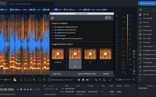 Izotope, le top pour le traitement de la parole