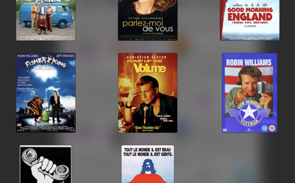 La radio, c’est aussi sur grand écran