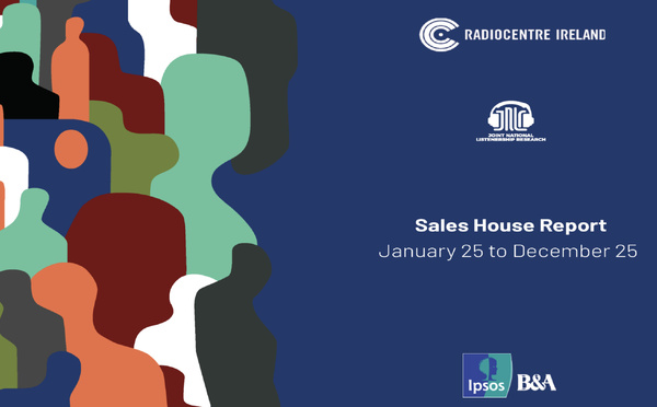 Chaque jour en Irlande, 74% du temps audio capté par le live radio