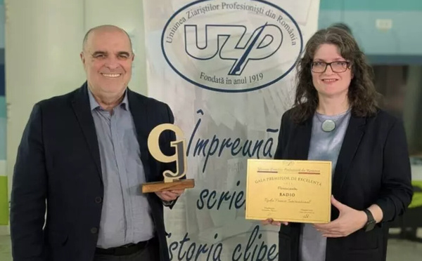 RFI România distinguée par l’Union des journalistes roumains