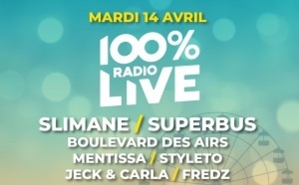 100% Radio déploie un événement antenne avec un concert live à Toulouse