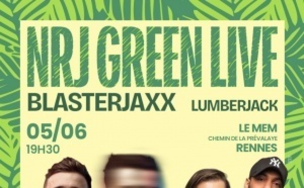 Rennes accueillera la 6e édition du "NRJ Green Live" organisée par NRJ