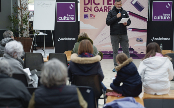 "La Dictée En Gare" de France Culture fait étape à Dieppe