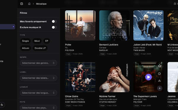 Yacast a lancé une nouvelle version de Muzicenter