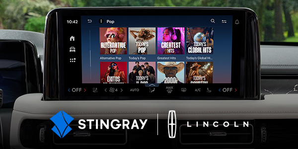 Stingray installe plus de 100 000 radios dans les tableaux de bord Ford et Lincoln